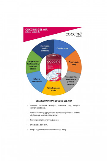 Coccine Semelles en Gel Femme Gel Air 2