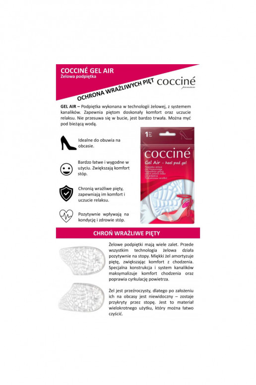 Coccine Semelles intérieures en gel pour chaussures Gel Air
