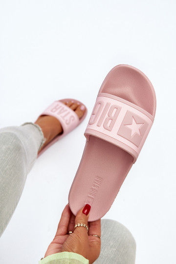 Feminin Hausschuhe Big Star NN274A647 pinke Farbe 2