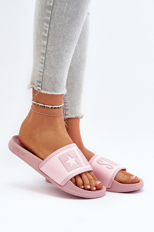 Dames Slippers Big Star NN274A647 roze