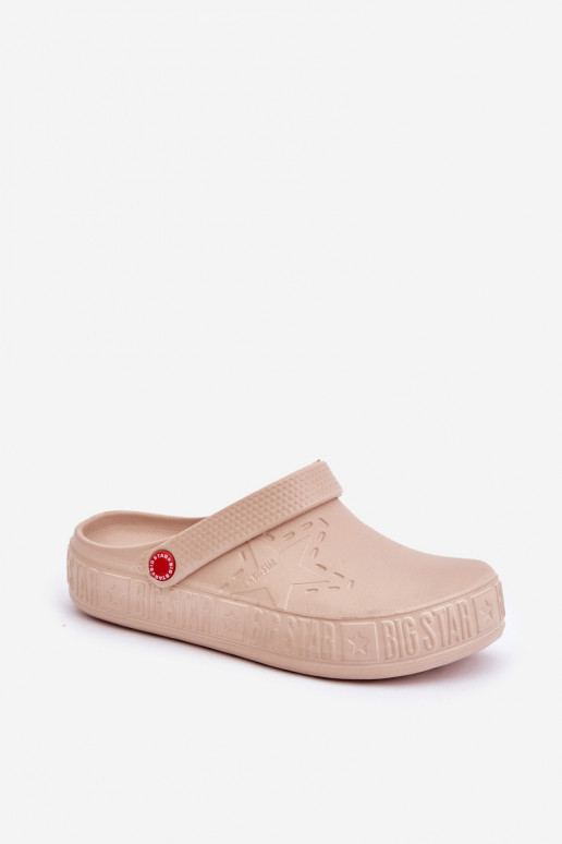Féminin Pantoufles légères Big Star II275012 beige Féminin Pantoufles légères Big Star II275012 beige