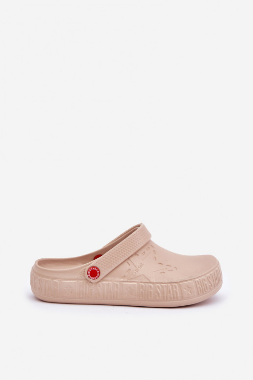 Féminin Pantoufles légères Big Star II275012 beige Féminin Pantoufles légères Big Star II275012 beige