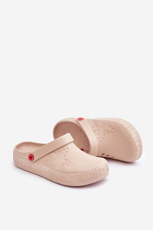 Féminin Pantoufles légères Big Star II275012 beige Féminin Pantoufles légères Big Star II275012 beige