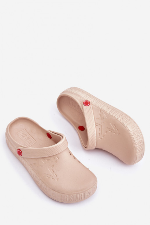 Féminin Pantoufles légères Big Star II275012 beige Féminin Pantoufles légères Big Star II275012 beige