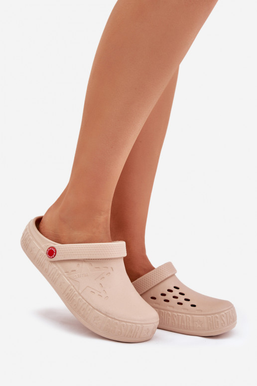 Féminin Pantoufles légères Big Star II275012 beige Féminin Pantoufles légères Big Star II275012 beige
