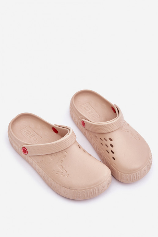 Féminin Pantoufles légères Big Star II275012 beige Féminin Pantoufles légères Big Star II275012 beige