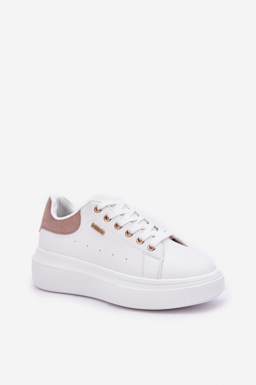 Sneakers Stilvollllschuhe Feminin mit einer Plattform aus Öko-Leder Zueiße Farbe Lelandine Sneakers Stilvollllschuhe Feminin mit einer Plattform aus Öko-Leder Zueiße Farbe Lelandine