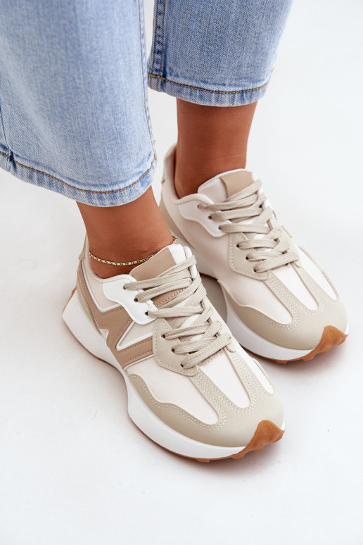 baskets Chaussures modèle baskets Féminin beige Britma baskets Chaussures modèle baskets Féminin beige Britma