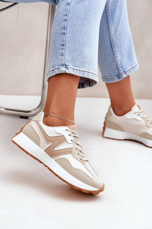 baskets Chaussures modèle baskets Féminin beige Britma baskets Chaussures modèle baskets Féminin beige Britma
