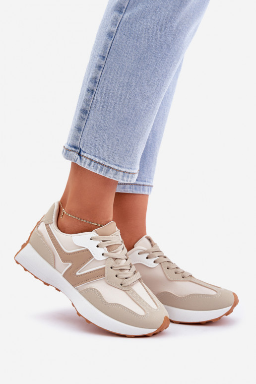 baskets Chaussures modèle baskets Féminin beige Britma baskets Chaussures modèle baskets Féminin beige Britma