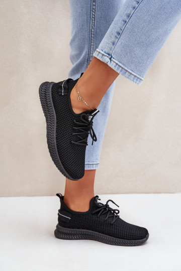 grille Un modèle convaincant baskets Féminin couleur noire Harice