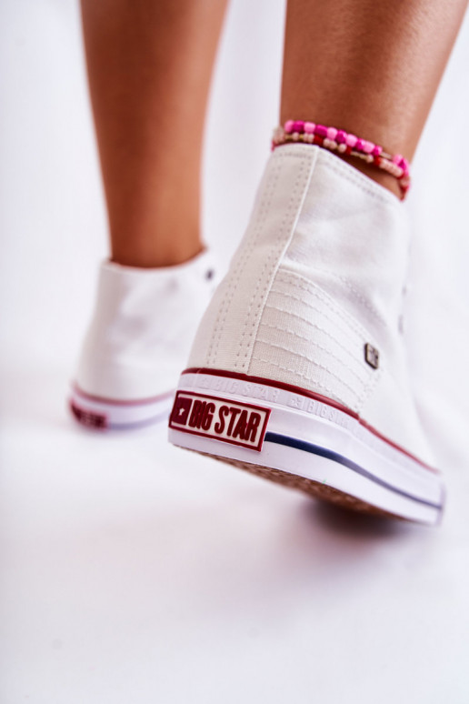 Féminin chaussures de loisirs à semelles Big Star DD274332 couleur blanche Féminin chaussures de loisirs à semelles Big Star DD274332 couleur blanche