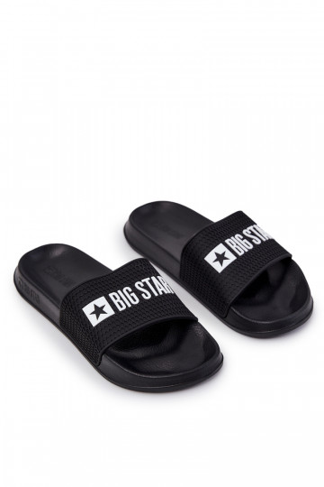 für Männer Hausschuhe Big Star JJ174505 schZuarze Farbe 2
