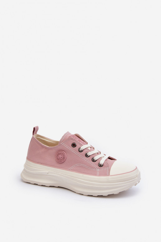 Chaussures de femme avec des semelles massives à la mode Big Star NN274129 couleur rose Chaussures de femme avec des semelles massives à la mode Big Star NN274129 couleur rose