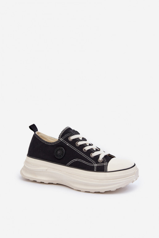 Chaussures de femme avec des semelles massives à la mode Big Star NN274125 couleur noire Chaussures de femme avec des semelles massives à la mode Big Star NN274125 couleur noire