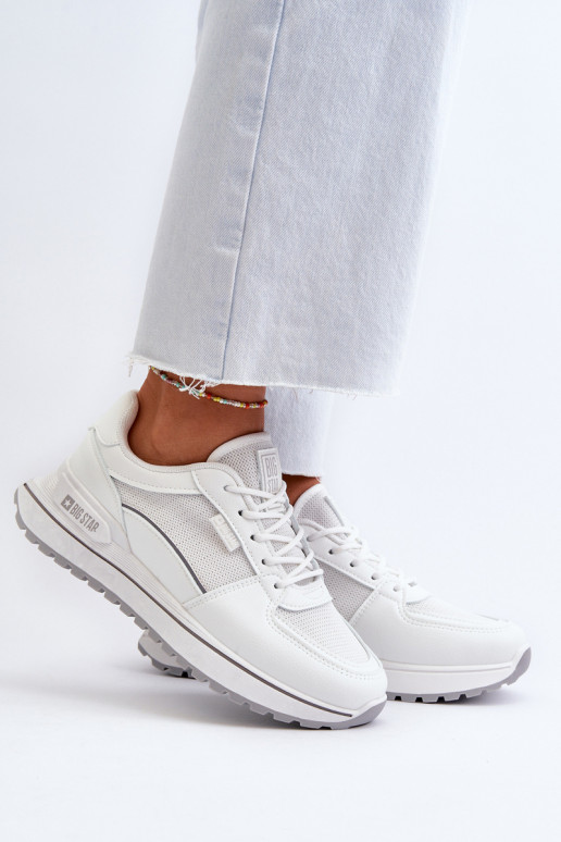 Sneakers Stilvollllschuhe Feminin Big Star NN274A089 Zueiße Farbe Sneakers Stilvollllschuhe Feminin Big Star NN274A089 Zueiße Farbe
