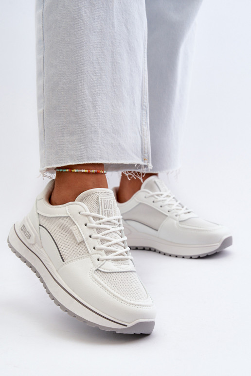 Sneakers Stilvollllschuhe Feminin Big Star NN274A089 Zueiße Farbe Sneakers Stilvollllschuhe Feminin Big Star NN274A089 Zueiße Farbe