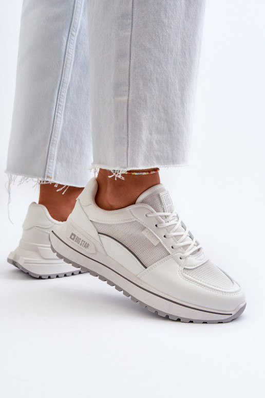 Sneakers Stilvollllschuhe Feminin Big Star NN274A089 Zueiße Farbe Sneakers Stilvollllschuhe Feminin Big Star NN274A089 Zueiße Farbe
