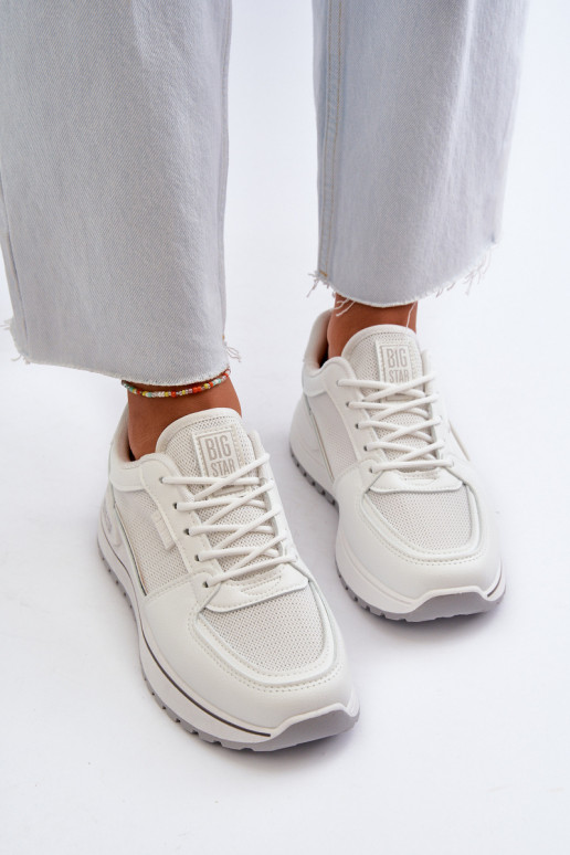 Sneakers Stilvollllschuhe Feminin Big Star NN274A089 Zueiße Farbe Sneakers Stilvollllschuhe Feminin Big Star NN274A089 Zueiße Farbe