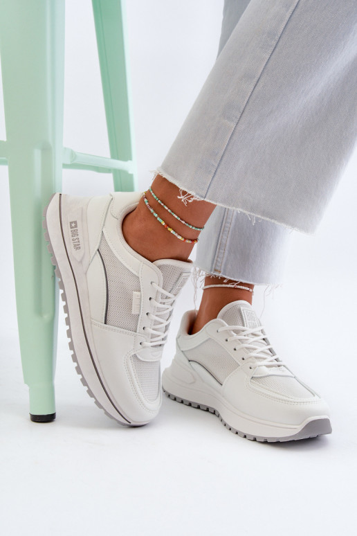 Sneakers Stilvollllschuhe Feminin Big Star NN274A089 Zueiße Farbe Sneakers Stilvollllschuhe Feminin Big Star NN274A089 Zueiße Farbe