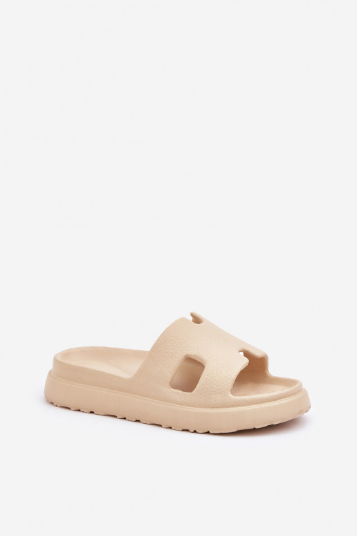 Pantoufles légères Chaussons Avec découpes beige Neladith