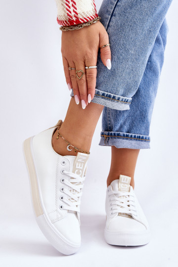 Klassiek model sneaker INit-beige Ville