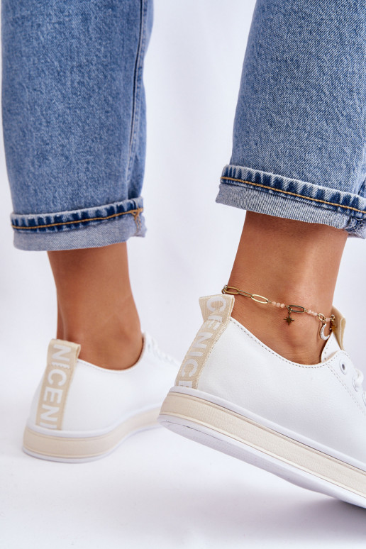 Klassiek model sneaker INit-beige Ville Klassiek model sneaker INit-beige Ville