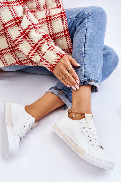 Klassiek model sneaker INit-beige Ville Klassiek model sneaker INit-beige Ville