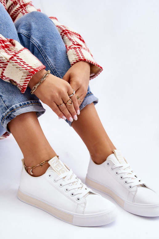 Klassiek model sneaker INit-beige Ville Klassiek model sneaker INit-beige Ville