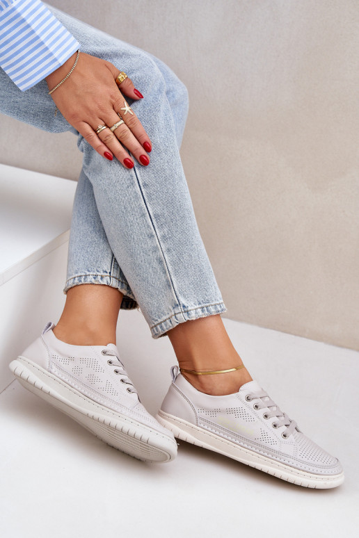 Sneaker aus Ermöglichtturleder graue Farbe Cloesa Sneaker aus Ermöglichtturleder graue Farbe Cloesa