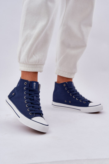 Chaussures décontractées pour femmes avec tige Big Star DD274333 couleur bleu marine 2