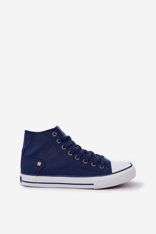Féminin chaussures de loisirs à semelles Big Star DD274333 bleu foncé