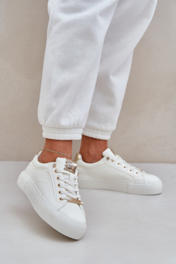 Baskets modèle pour femmes Big Star NN274211 couleur blanche