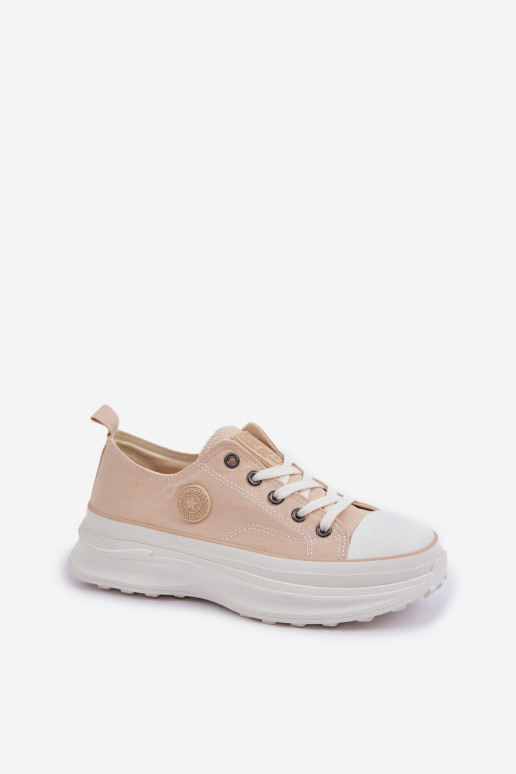 Chaussures de femme avec des semelles massives à la mode Big Star NN274127 beige Chaussures de femme avec des semelles massives à la mode Big Star NN274127 beige