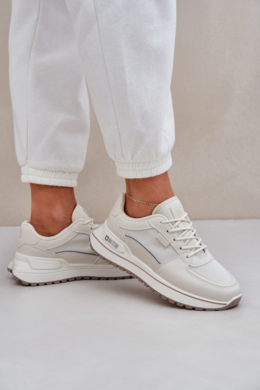 Sneakers model schoenen Dames Big Star NN274A088 ivoor