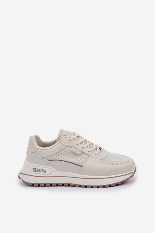 Sneakers Stilvollllschuhe Feminin Big Star NN274A088 elfenbeinfarbe