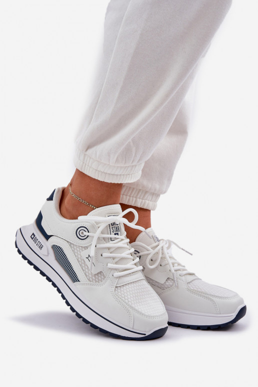 Turnschuhe Sneakers Stilvollllschuhe Feminin Big Star NN274A103 HI-POLY SYSTEM INeiß-Dunkelblau Turnschuhe Sneakers Stilvollllschuhe Feminin Big Star NN274A103 HI-POLY SYSTEM INeiß-Dunkelblau