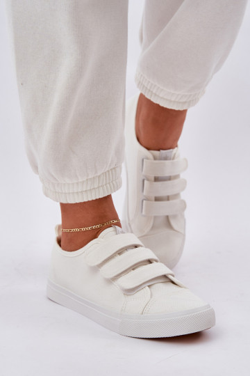 Jeugd platte sneakers met zelfklevende bevestigingsmiddelen Initte kleur Dilan