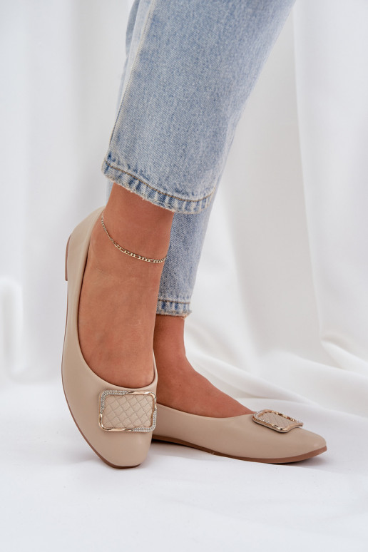 Eko Ballerinas met ornamenten beige Tulnelia Eko Ballerinas met ornamenten beige Tulnelia