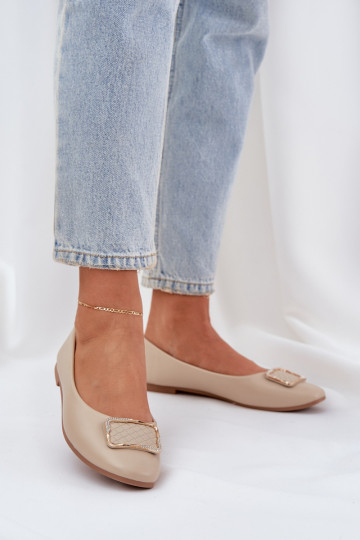 Eko Ballerinas mit Ornamenten Beige Tulnelia 2