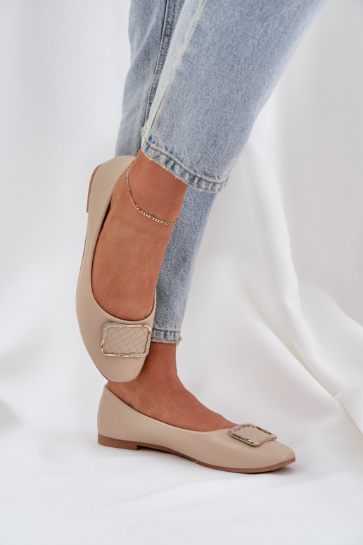 Eko Ballerinas met ornamenten beige Tulnelia Eko Ballerinas met ornamenten beige Tulnelia