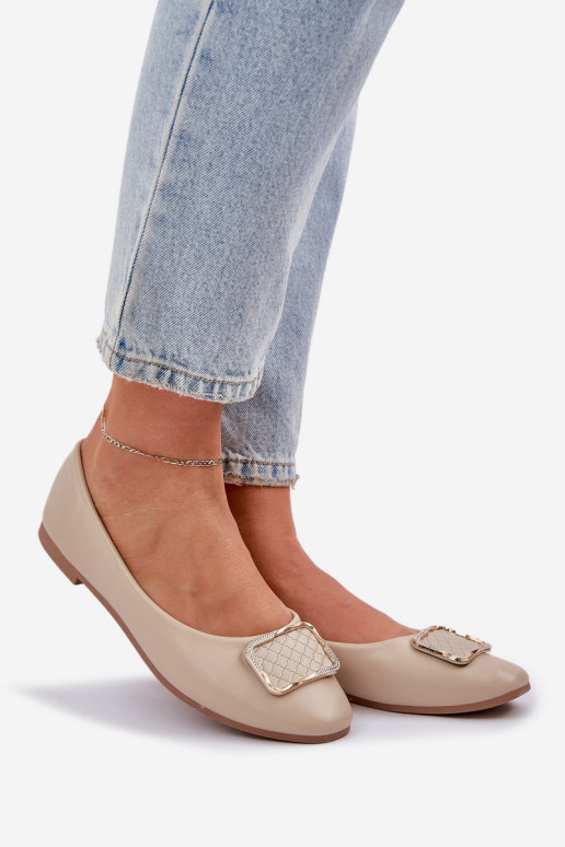 Eko Ballerinas met ornamenten beige Tulnelia Eko Ballerinas met ornamenten beige Tulnelia