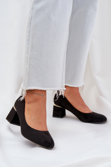 Eko INildlederschuhe mit Absätzen schZuarze Farbe Veniffia