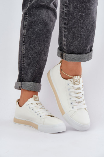 Klassische Sneaker-Stilvolllle goldene Farbe Ville