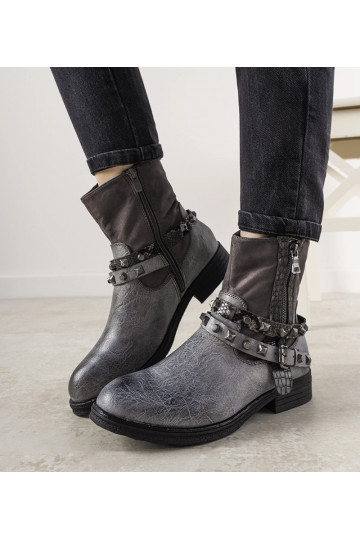 Bottines grises avec...