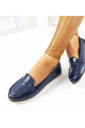 Mocassins Montez bleu...