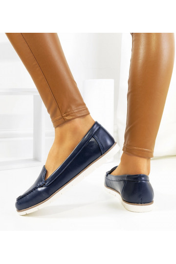 Montez marineblå loafers... 2