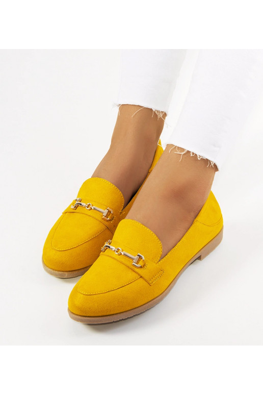 Mocassins plats Aniria jaune