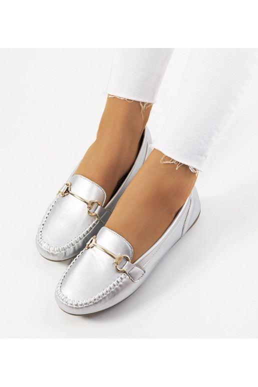 Silberne Ilana-Loafer für Damen