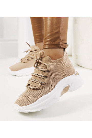 Baskets femme Barraza beiges